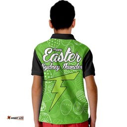 Sydney Thunder Cricket Happy Easter Day Kid Polo Shirt Simple Style