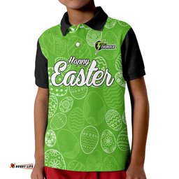 Sydney Thunder Cricket Happy Easter Day Kid Polo Shirt Simple Style