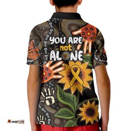 Australia Indigenous Kid Polo Shirt You Are Not Alone