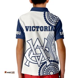 Victoria CricketPolo Shirt KID Sheffield Shield Australia Indigenous