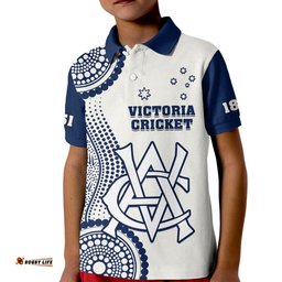 Victoria CricketPolo Shirt KID Sheffield Shield Australia Indigenous