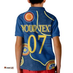 Personalised NAIDOC WeekNRL Cowboys For Our Elders Kid Polo Shirt