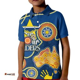 Personalised NAIDOC WeekNRL Cowboys For Our Elders Kid Polo Shirt