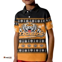 Wests Tigers Polo Shirt KID Christmas-