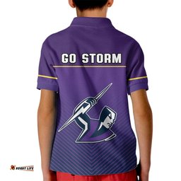 Storm RugbyKid Polo Shirt Purple Sporty Go Storm