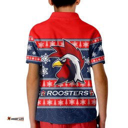 Roosters Polo Shirt KID ChristmasNo.1
