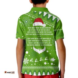 Raiders Rugby Kid Polo Shirt The Mighty Green MachineChristmas Vibe