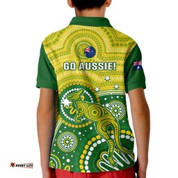 Australia Cricket Kid Polo Shirt AboriginalGo Champions World Cup