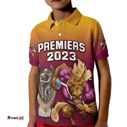 NRL Broncos PremiersKid Polo Shirt