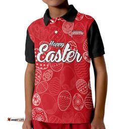 Custom Personalised Melbourne Renegades Cricket Happy Easter Day Kid Polo Shirt Simple Style
