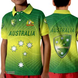 Australia Men Cricket Team Polo Shirt KID Original Style