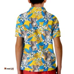 Koala Kid Polo Shirt Plumeria Flowers