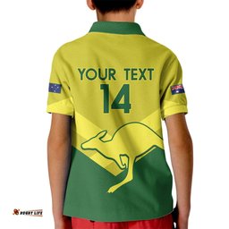 Custom Australia Field Hockey Kid Polo Shirt Go Champions Hockeyroos National Color