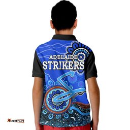 Adelaide Strikers Kid Polo Shirt Cricket Indigenous Aboriginal