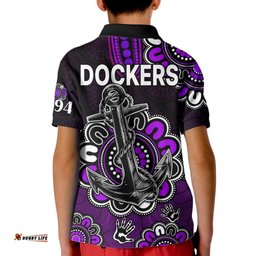 AFL Fremantle Dockers 1994 Aboriginal Kid Polo Shirt