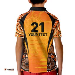 Made Tough Scorchers Custom Kid Polo Shirt Champions BBL13 Aboriginal Version