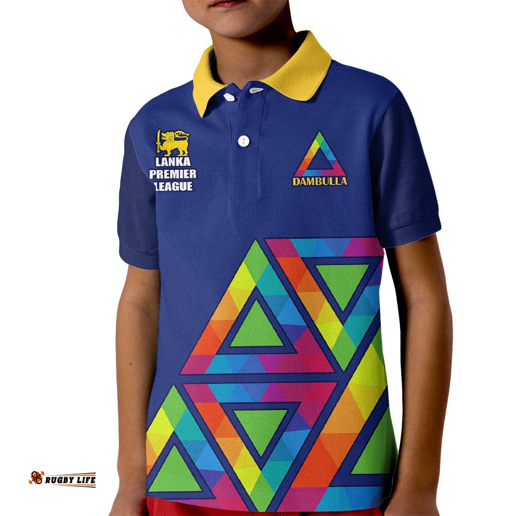 Dambulla Cricket Kid Polo Shirt Lanka LeagueGo Dambulla