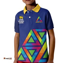 Dambulla Cricket Kid Polo Shirt Lanka LeagueGo Dambulla