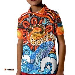 Aboriginal And Torres Strait Islands Kid Polo Shirt We Are One