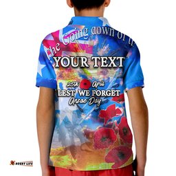 Custom PersonalisedAnzac Australia Polo Shirt KID Legend