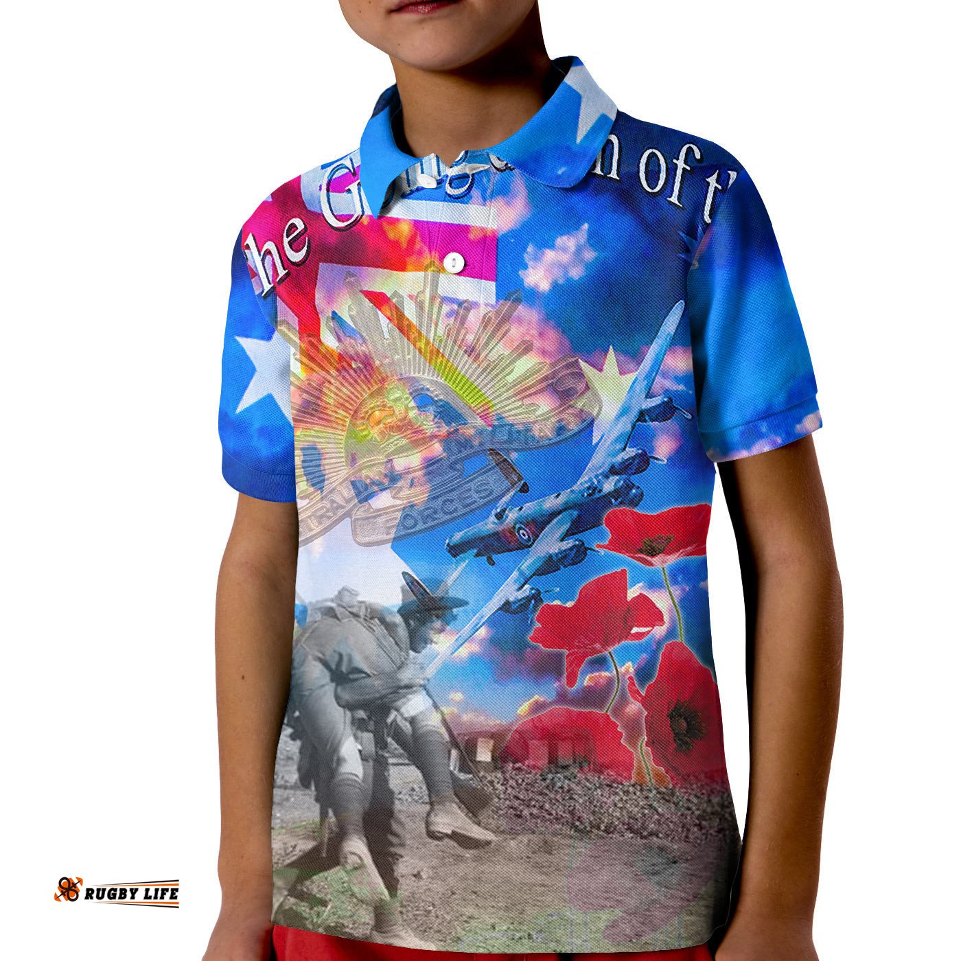 Custom PersonalisedAnzac Australia Polo Shirt KID Legend