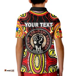 Custom PersonalisedNaidoc WeekPolo Shirt KID Dot Aboriginal No.2