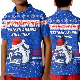 Hermannsburg Western Aranda Bulldogs Football Club Polo Shirt KID Christmas Simple Style