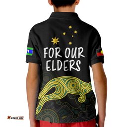 NAIDOC WeekKid Polo Shirt Australia Soccer Matildas - For Our Elders