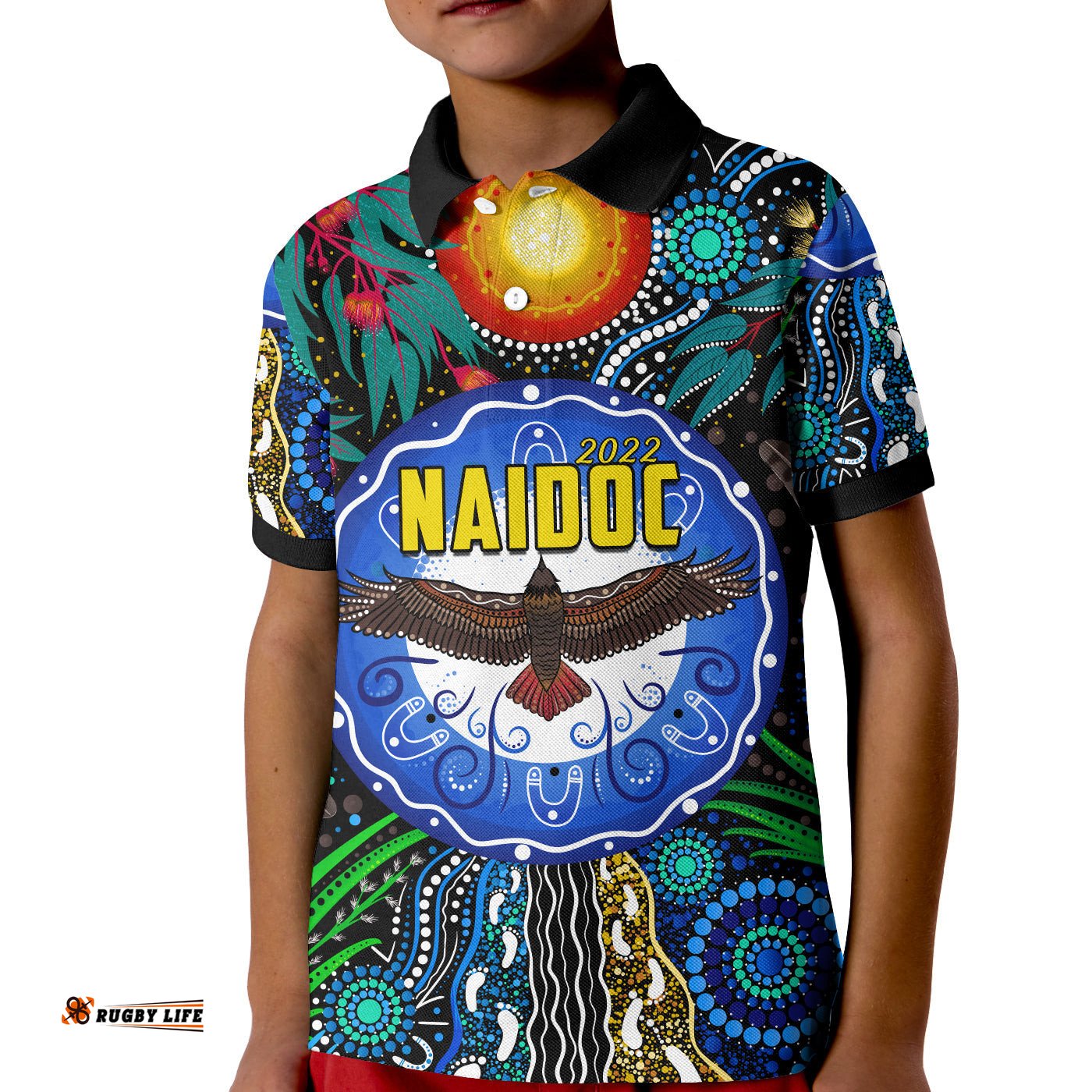 NAIDOCPolo Shirt KID Get Up Stand Up Show Up