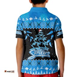 Adelaide Strikers Cricket Christmas Kid Polo Shirt Merry XmasIndigenous Art