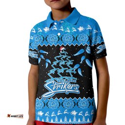 Adelaide Strikers Cricket Christmas Kid Polo Shirt Merry XmasIndigenous Art