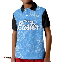 Adelaide Strikers Cricket Happy Easter Day Kid Polo Shirt Simple Style