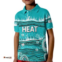 Australia Heat Cricket Kid Polo Shirt Indigenous-