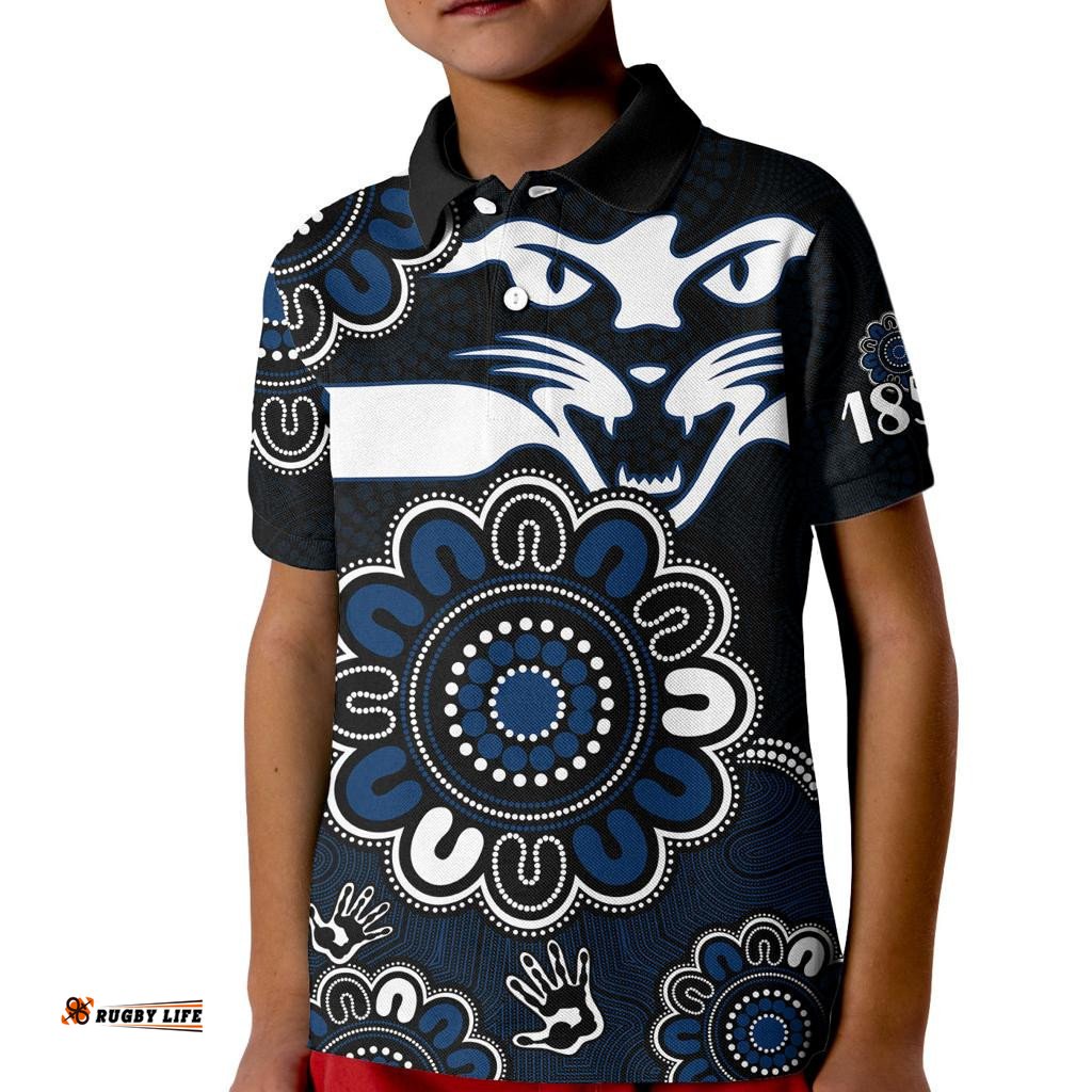 AFL Geelong Cats 1859 Aboriginal Kid Polo Shirt