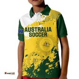 Australia Soccer Kid Polo Shirt Til Its Done Matildas 2024 Happy 46th Anniversary