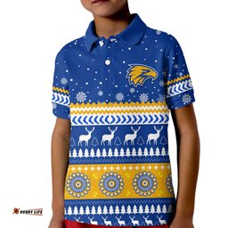 Eagles Christmas Polo Shirt KID Indigenous West Coast