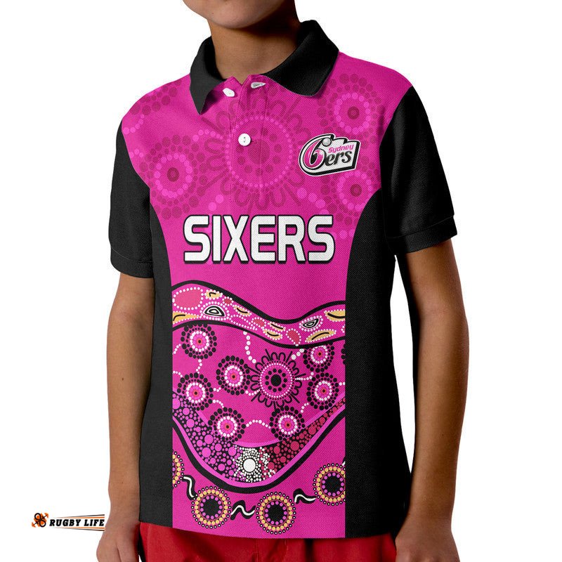 Sixers Cricket Kid Polo Shirt Sydney Aboriginal