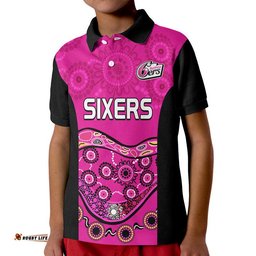 Sixers Cricket Kid Polo Shirt Sydney Aboriginal