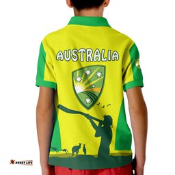 Cricket Australia Polo Shirt KID Aboriginal My Life
