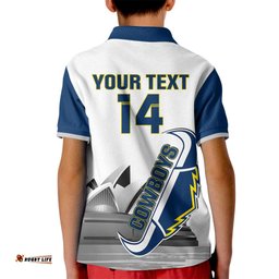 Custom Australia Day Cowboys Kid Polo Shirt NRL 2024 Sydney Opera House With Map
