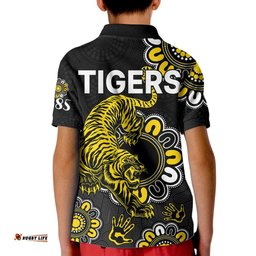 AFL Richmond Tigers 1885 Aboriginal Kid Polo Shirt