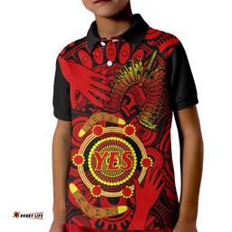Australia Walk For Yes Kid Polo Shirt Say Yes To Australian Indigenous Voice