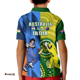 Australia And India Cricket Kid Polo ShirtWorld Cup Final Together
