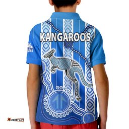 Kangaroos Indigenous Kid Polo Shirt North Melbourne Football