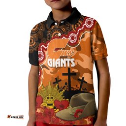 The Giants Football ANZACPolo Shirt KID Aboriginal Mix Slouch Hat