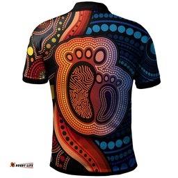 Kids Polo Shirt - Aboriginal Mother And Son