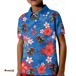 Knights Rugby Kid Polo Shirt Beautiful Floral Pattern Spring Summer Vibe