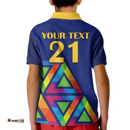 Custom Dambulla Cricket Kid Polo Shirt Lanka LeagueGo Dambulla