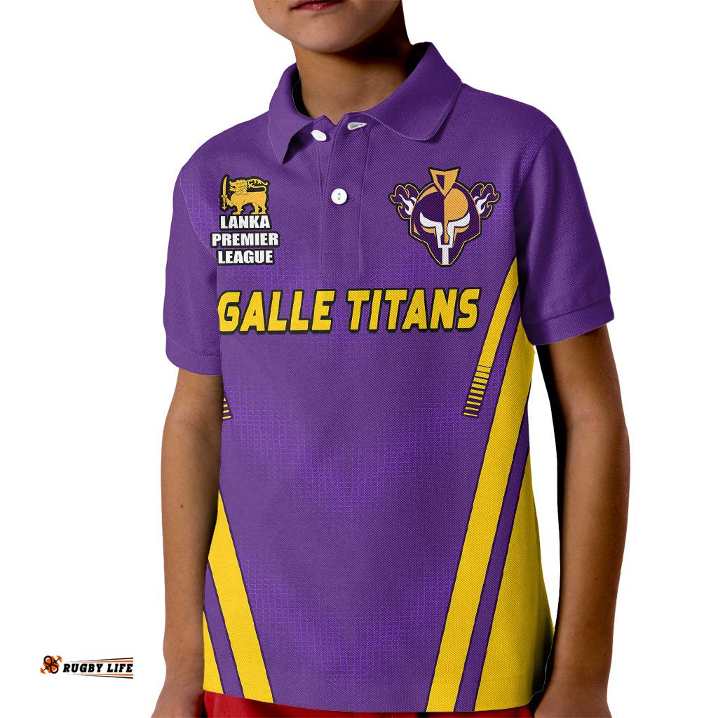 Galle Cricket Kid Polo Shirt Lanka League-