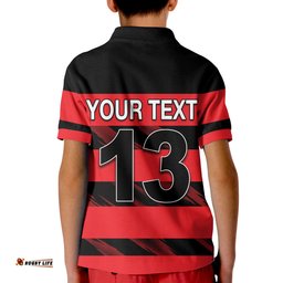 Custom Personalised The Bears Polo Shirt KID North Sydney Bears Strong Comeback - Custom Text and Number